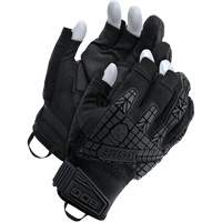 X-Site&reg; Impact Trigger Finger Gloves, Suede Palm, Size X-Small Par Equipment