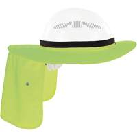 Visi&egrave;re universelle avec protection de la nuque pour casque de s&eacute;curit&eacute; Chill-Its 6661, Lime haute visibilit&eacute; Par Equipment