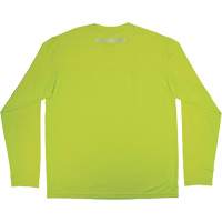 Chill-Its 6689 Cooling Long Sleeve Sun Shirt with UV Protection, High-Visibility Lime-Yellow, Small Par Equipment