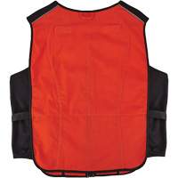 Chill-Its 6260 Lightweight Phase Change Cooling Vest with Rechargeable Packs, Small/Medium, Orange Par Equipment