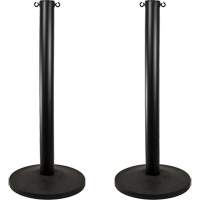 Industrial Stanchion, 37" High, Black Par Equipment