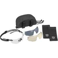 Combat Safety Glasses Kit, Clear/Copper/Smoke Lens, Anti-Fog/Anti-Scratch, ANSI Z87+ Par Equipment