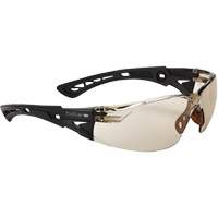Rush+ BSSI Safety Glasses, Brown/Copper Lens, Anti-Fog/Anti-Scratch, ANSI Z87+ Par Equipment