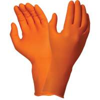 TOUCHNTUFF 93-800 Disposable Gloves, 6.5/7, Latex/Neoprene/Nitrile, 23.6-mil, Powder-Free, Orange Par Equipment