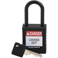 Cadenas de s&eacute;curit&eacute; Velocity, Cadenas de s&eacute;curit&eacute;, Cl&eacute;s diff&eacute;rentes, Nylon, Largeur de 1-1/2" Par Equipment