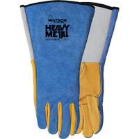 Gants de soudage Yellow Tail MIG/TIG, Cuir fleur de daim/Cuir de vache refendu, Taille Petit Par Equipment