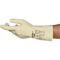 AlphaTec&reg; 87-137 Lightweight Natural Gloves, Size 7, 11.8" L, Rubber Latex, 16-mil Par Equipment