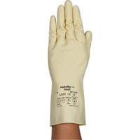 AlphaTec&reg; 87-137 Lightweight Natural Gloves, Size 7, 11.8" L, Rubber Latex, 16-mil Par Equipment