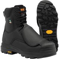 Vulcan Work Boots with External Metguard, Leather, Size 5, Impermeable Par Equipment