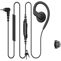 Over-the-Ear Single Pin Earpiece for Curve Two-Way Radio Par Equipment