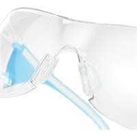 Adapt Lite Blue/White Safety Glasses, Clear Lens, Anti-Fog/Anti-Scratch, ANSI Z87+/Meets/Exceeds CSA Z94.3 Par Equipment