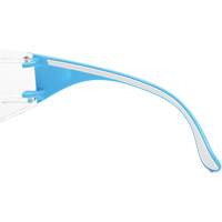 Adapt Lite Blue/White Safety Glasses, Clear Lens, Anti-Fog/Anti-Scratch, ANSI Z87+/Meets/Exceeds CSA Z94.3 Par Equipment