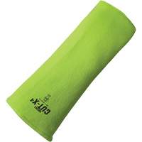 Manchette r&eacute;sistante &agrave; la coupe Cut-X, Fibre de verre/Poly&eacute;thyl&egrave;ne, 10", ASTM ANSI niveau A4, Lime haute visibilit&eacute; Par Equipment