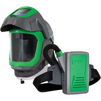 Z-Link Respirator Helmet with Face Seal, Visor & Belt Mount, Facepiece Respirator/Welding Helmet, Lithium-Ion Battery Par Equipment