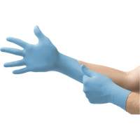 MICROFLEX 92-134 Versatility Disposable Gloves, 5.5/6/X-Small, Nitrile, 2.76-mil/3.94-mil, Powder-Free, Blue, Class 2 Par Equipment