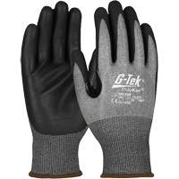 G-Tek&reg; Cut-Resistant Gloves with Touchscreen Capability, Size Medium, 18 Gauge, Foam Nitrile Coated, PolyKor&reg; Shell, ASTM ANSI Level A4/EN 388 Level D Par Equipment