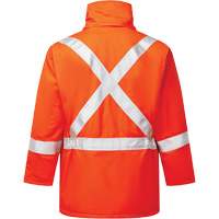 Parka isol&eacute; de 9 oz Haute visibilit&eacute; Avenger, style 515, Hommes, T-petit, Orange Par Equipment