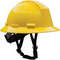 Kilimanjaro Full Brim Safety Helmet with HDPE Shell, Meets CSA Type 2, Ratchet Suspension, Vented Par Equipment