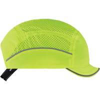 Skullerz 8955 Lightweight Bump Cap Hat with Micro Brim, High Visibility Lime Green Par Equipment