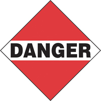 Danger Mixed Load TDG Placard, Plastic SJ390 | Par Equipment