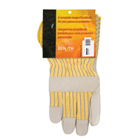 Standard-Duty Dry-Palm Fitters Gloves, Large, Grain Cowhide Palm, Cotton Inner Lining Par Equipment