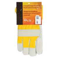 Abrasion-Resistant Winter-Lined Fitters Gloves, Large, Grain Cowhide Palm, Foam Fleece Inner Lining Par Equipment