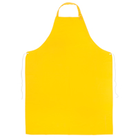 PVC Apron, PVC, Yellow, 35" W x 45" L Par Equipment