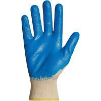 Coated Gloves, 9/Large, Nitrile Coating, 15 Gauge, Cotton Shell SN291 | Par Equipment