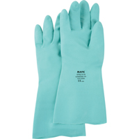 StanSolv<sup>®</sup> Z-Pattern Grip Gloves, Size Medium/8, 13" L, Nitrile, Flock-Lined Inner Lining, 18-mil SI808 | Par Equipment