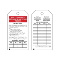 &eacute;tiquettes de rapport d'inspection, Polyester, 3" la x 5-3/4" h, Anglais Par Equipment