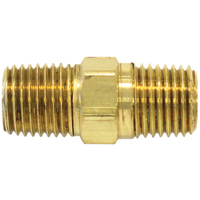 RACCORD HEXAGONAL,1/4"-1/4"NPT,LAITON, Laiton Par Equipment