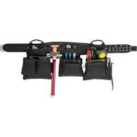 Ceinture &agrave; outils professionnelle pour menuisier, Polyester, Noir Par Equipment