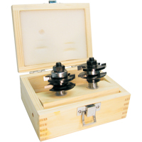 Jeux de fraises pour montants &amp; traverses &agrave; 2 cannelures Par Equipment