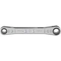 Double Box Ratcheting Wrench, 12 Point, 1/4" x 5/16", Polished Finish Par Equipment