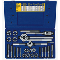 Hanson&reg; Metric Tap & Hex Die Set, 25 Pieces Par Equipment
