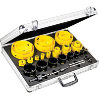 Electrician's Hole Saw Kits, 31 Pieces Par Equipment