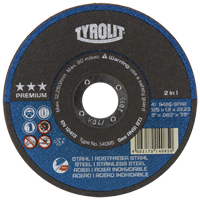 Premium 2-In-1 Thincut Cut-Off Wheels, 4-1/2" x 1/16", 7/8" Arbor, Type 1, Aluminum Oxide, 13300 RPM Par Equipment