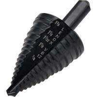 #12 Step Drill Bit, 7/8" - 1-3/8" , 3/8" Increments, High Speed Steel Par Equipment