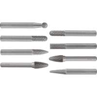 AllSteel Carbide Burr Set, 8 Pieces Par Equipment