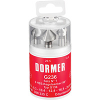 90° Countersink Set, 6 Pieces Par Equipment