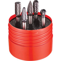 Double Cut Rotary Burr Set, 5 Pieces Par Equipment