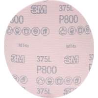 Disque &agrave; pellicule Hookit 375L, dia 6", Grain P800, Oxyde d'aluminium Par Equipment