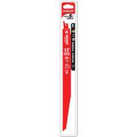 Lame de scie alternative tout usage, Bim&eacute;tal, 8-14 Dents par pouce, 12" lo x 1" la Par Equipment