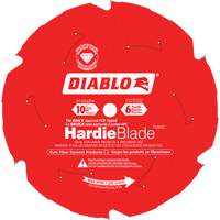 Lame de scie &agrave; d&eacute;couper HardieBlade, 10", 6 dents, Pour B&eacute;ton de fibre Par Equipment