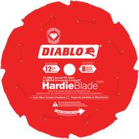 Lame de scie &agrave; d&eacute;couper HardieBlade, 12", 8 dents, Pour B&eacute;ton de fibre Par Equipment