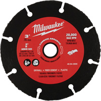 Carbide Abrasive Blade, 3" x 3/8" Arbor, Silicon Carbide, 20000 RPM Par Equipment