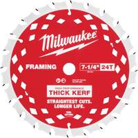 Thick Kerf Framing Circular Saw Blade, 7-1/4", 24 Teeth, Wood Use Par Equipment