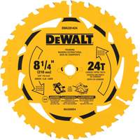 Ripping Circular Saw Blade, 8-1/4", 40 Teeth, Wood Use Par Equipment