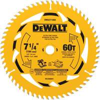 Circular Saw Blade, 7-1/4", 60 Teeth, Wood Use Par Equipment