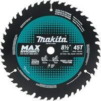 Carbide-Tipped Max Efficiency Miter Saw Blade, 8-1/2", 45 Teeth, Wood Use Par Equipment